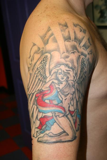 Tattoos - Patriotic Angel - 85933